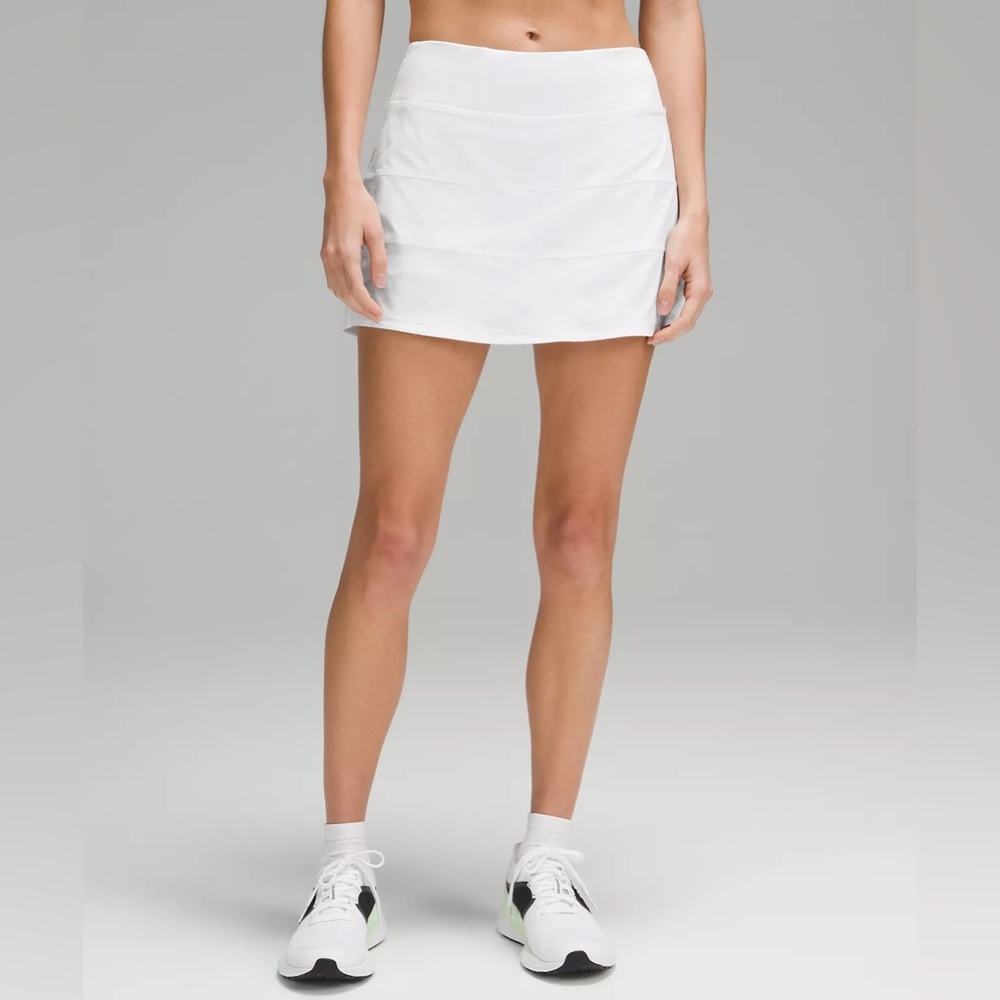 Lululemon Pace Revival Mid-Rise Skirt Long size 4 White